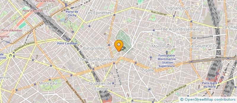 localisation de l'entreprise MONSIEUR MARTIN MURAT  PARIS