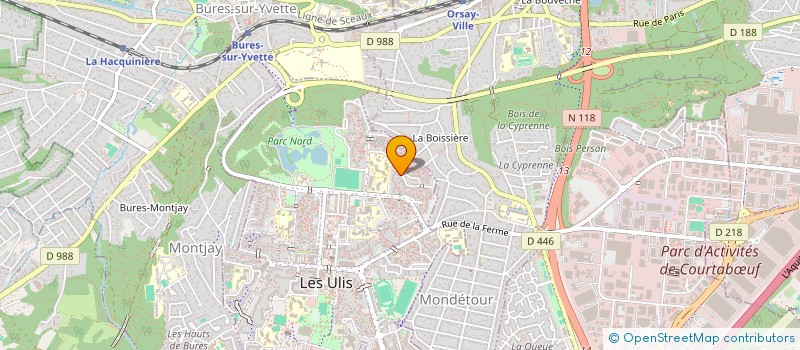 localisation de l'entreprise MONSIEUR MARTIN N'GOLO NKOUIKA  LES ULIS