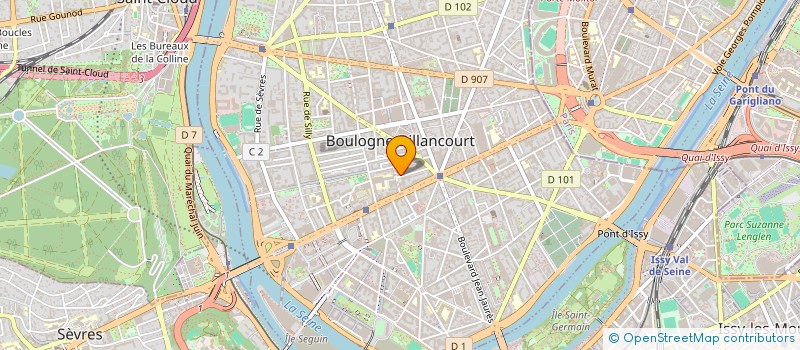 localisation de l'entreprise MONSIEUR MARTIN NAPHLE à BOULOGNE-BILLANCOURT