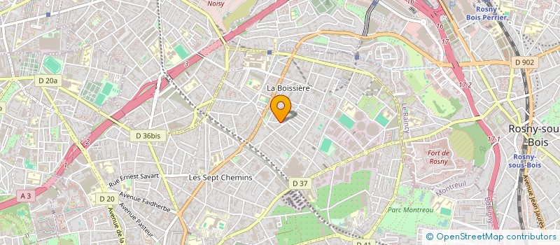 localisation de l'entreprise MONSIEUR MARTIN NEAUME à MONTREUIL