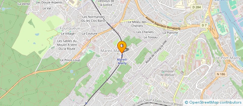 localisation de l'entreprise MONSIEUR MARTIN NICOL  MAREIL-MARLY