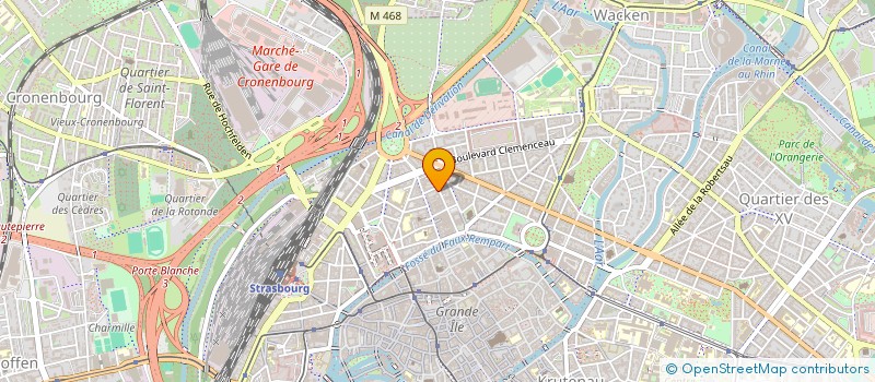 localisation de l'entreprise MONSIEUR MARTIN OBERT à STRASBOURG