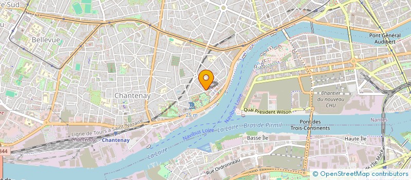 localisation de l'entreprise MONSIEUR MARTIN OLLIVIER  NANTES