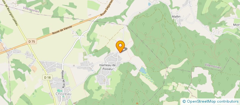 localisation de l'entreprise MONSIEUR MARTIN PACALIN  CHOZEAU