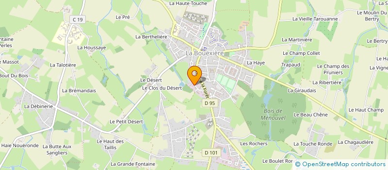 localisation de l'entreprise MONSIEUR MARTIN PAMISEUX  LA BOUEXIERE