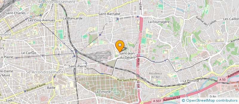 localisation de l'entreprise MONSIEUR MARTIN PANNETIER  MARSEILLE