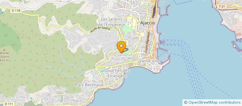 localisation de l'entreprise MONSIEUR MARTIN PASQUALI à AJACCIO