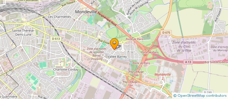 localisation de l'entreprise MONSIEUR MARTIN PATRICE  MONDEVILLE