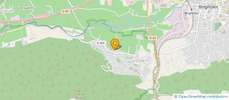 localisation de l'entreprise MONSIEUR MARTIN PAUCHET  LA CELLE