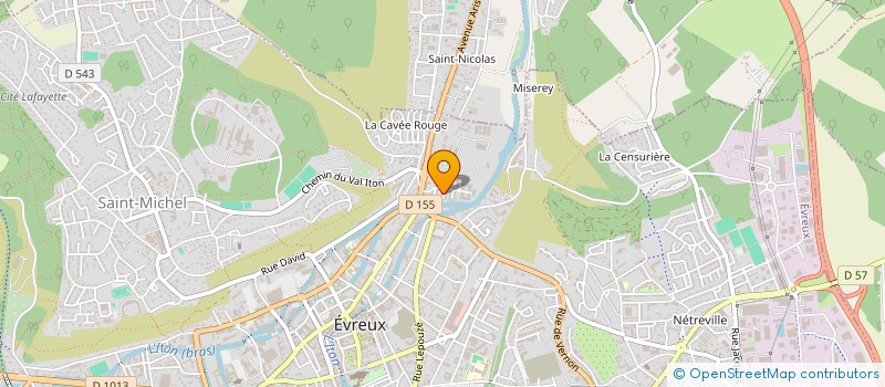 localisation de l'entreprise MONSIEUR MARTIN PAUL OWONO  EVREUX