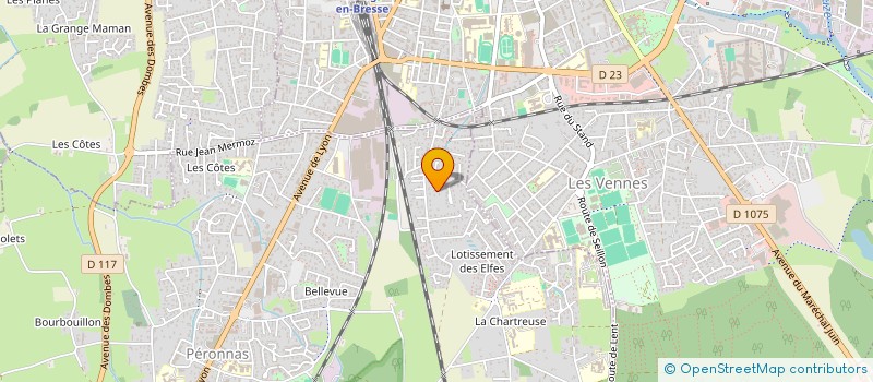 localisation de l'entreprise MONSIEUR MARTIN PERNET  PERONNAS