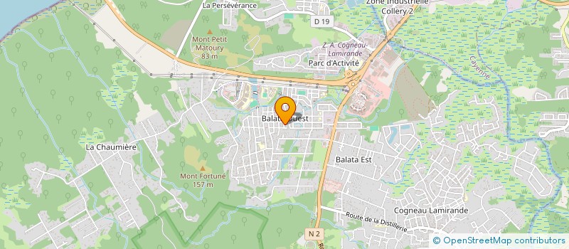 localisation de l'entreprise MONSIEUR MARTIN PERONET à MATOURY