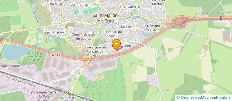 localisation de l'entreprise MONSIEUR MARTIN PERRIER à SAINT-MARTIN-DE-CRAU