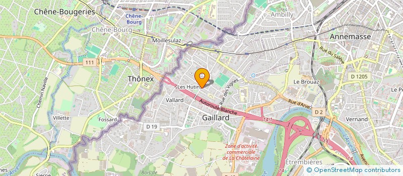 localisation de l'entreprise MONSIEUR MARTIN PERRON  GAILLARD