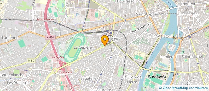 localisation de l'entreprise MONSIEUR MARTIN PHILIPPONNEAU à TOULOUSE