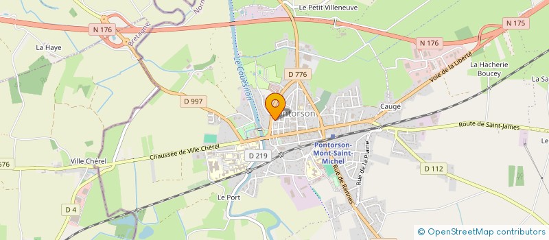 localisation de l'entreprise MONSIEUR MARTIN PIERRE HERVE UBERTINI à PONTORSON