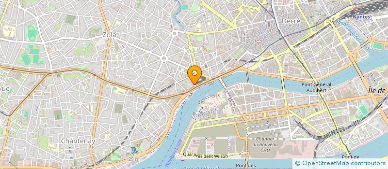 localisation de l'entreprise MONSIEUR MARTIN PIERRE MARIE VERDIER  NANTES