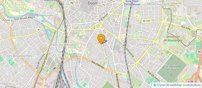 localisation de l'entreprise MONSIEUR MARTIN PIGNON à DIJON