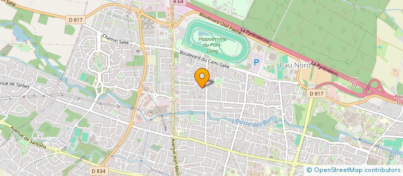 localisation de l'entreprise MONSIEUR MARTIN PINNEO  PAU