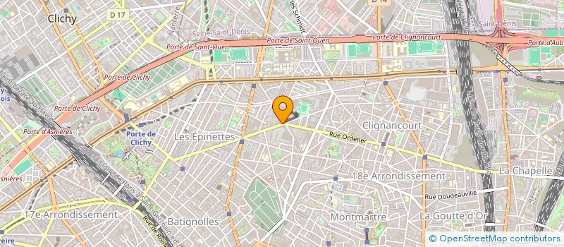 localisation de l'entreprise MONSIEUR MARTIN PLAIS  PARIS