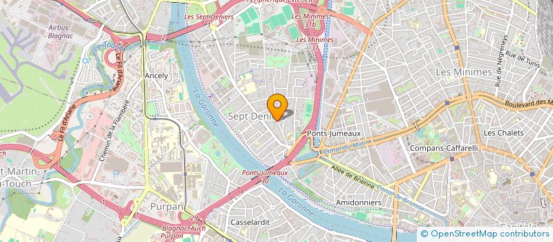 localisation de l'entreprise MONSIEUR MARTIN PORTES-SALBAYRE à TOULOUSE