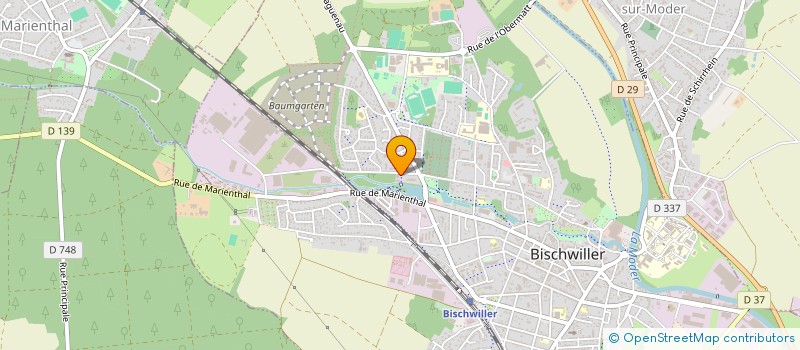 localisation de l'entreprise MONSIEUR MARTIN POSTH  BISCHWILLER