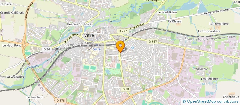 localisation de l'entreprise MONSIEUR MARTIN POTEL  VITRE