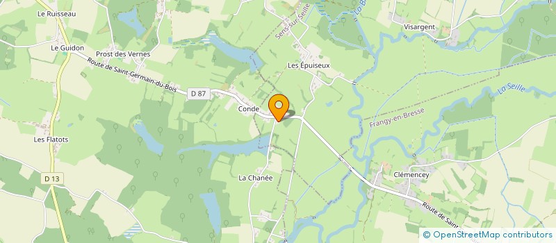 localisation de l'entreprise MONSIEUR MARTIN POTHIEUX  SENS-SUR-SEILLE