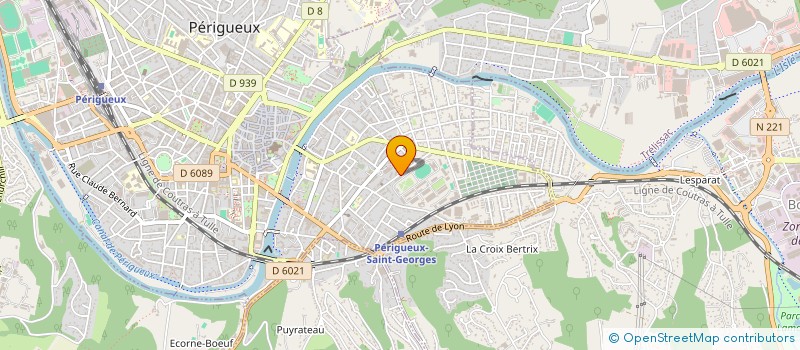 localisation de l'entreprise MONSIEUR MARTIN POUCHARD  PERIGUEUX