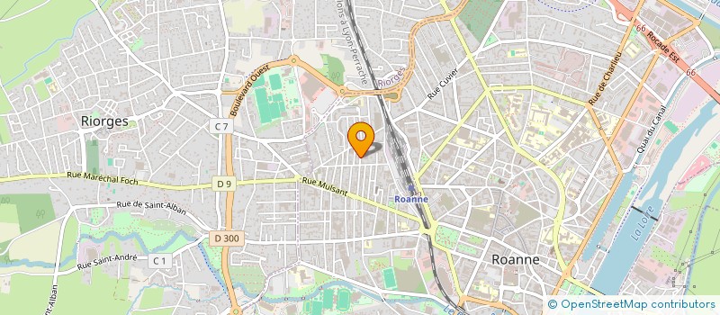 localisation de l'entreprise MONSIEUR MARTIN POYET  ROANNE