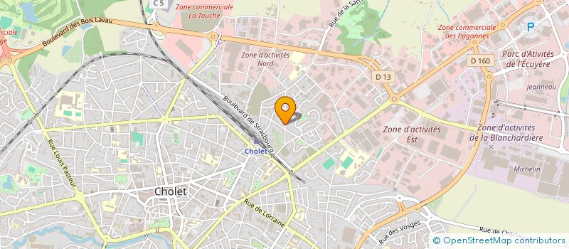 localisation de l'entreprise MONSIEUR MARTIN PREAULT à CHOLET
