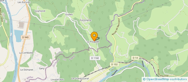 localisation de l'entreprise MONSIEUR MARTIN PURNELL  ALTILLAC