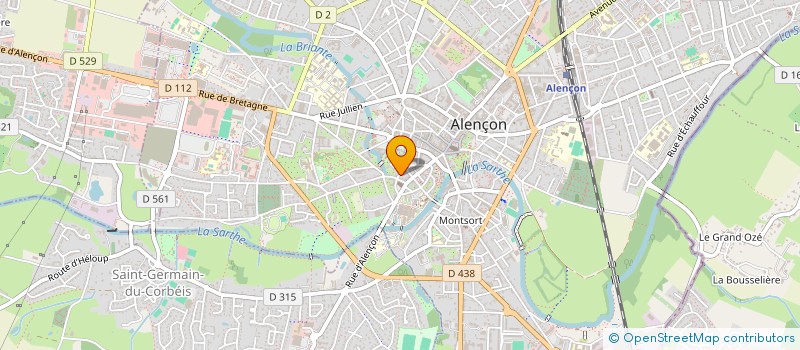 localisation de l'entreprise MONSIEUR MARTIN PYTEL à ALENCON