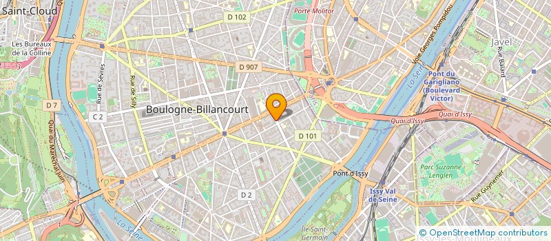 localisation de l'entreprise MONSIEUR MARTIN RADELET à BOULOGNE-BILLANCOURT
