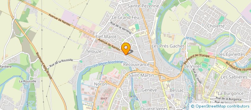 localisation de l'entreprise MONSIEUR MARTIN RASOAMAMPIONONA  NIORT