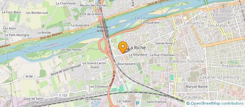 localisation de l'entreprise MONSIEUR MARTIN REAUBOURG  LA RICHE