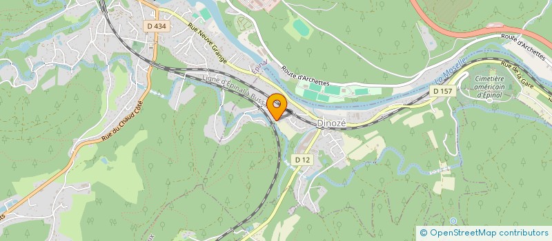 localisation de l'entreprise MONSIEUR MARTIN REBISCHUNG  DINOZE