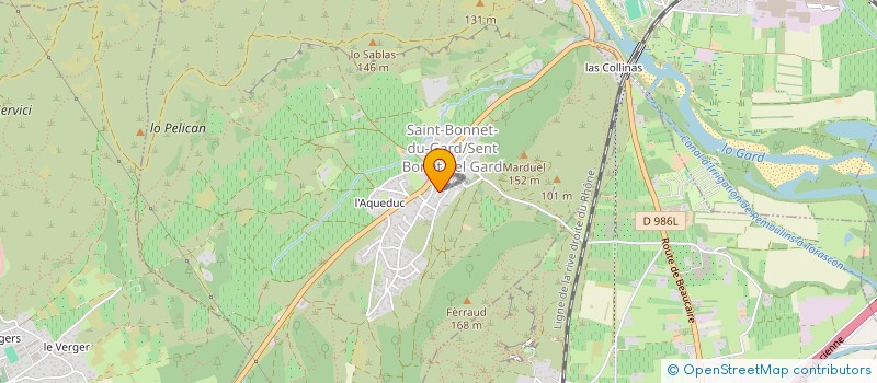 localisation de l'entreprise MONSIEUR MARTIN REY  SAINT-BONNET-DU-GARD