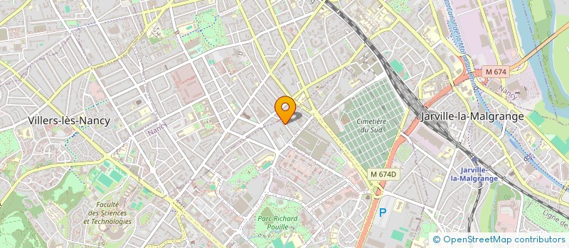 localisation de l'entreprise MONSIEUR MARTIN RICHARD  VANDUVRE-LES-NANCY