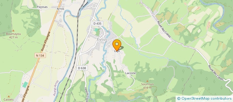 localisation de l'entreprise MONSIEUR MARTIN RIEUSSEC-FOURNIER  EYSUS