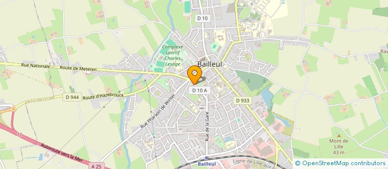 localisation de l'entreprise MONSIEUR MARTIN RIGAUX à BAILLEUL