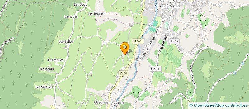 localisation de l'entreprise MONSIEUR MARTIN RIGUET  ORIOL-EN-ROYANS