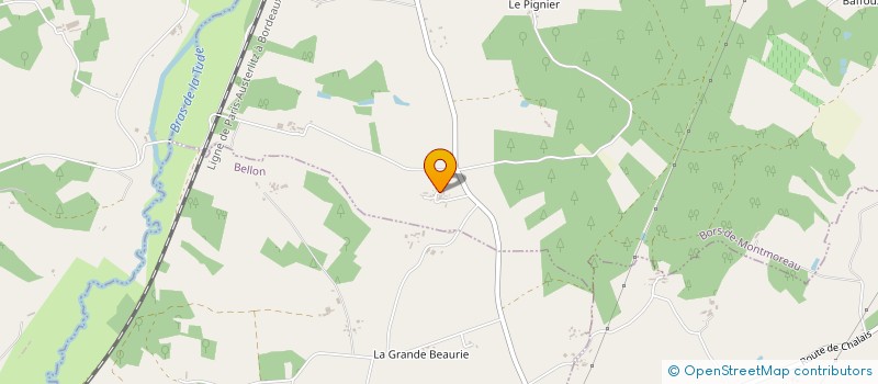 localisation de l'entreprise MONSIEUR MARTIN ROBINSON à BORS (CANTON DE TUDE-ET-LAVALETTE)