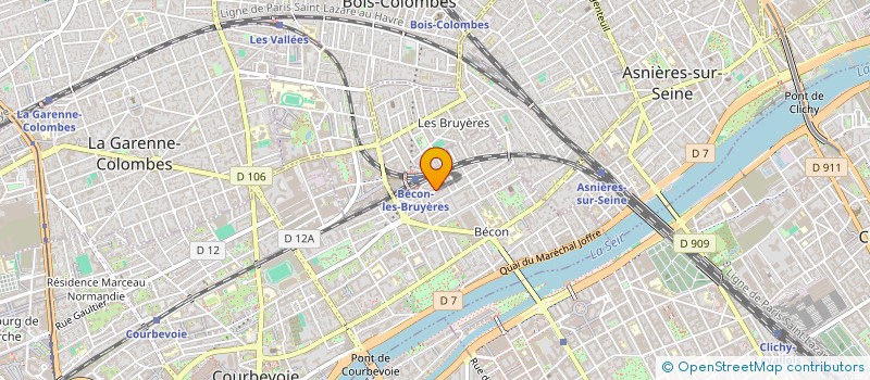 localisation de l'entreprise MONSIEUR MARTIN ROCHARD à COURBEVOIE