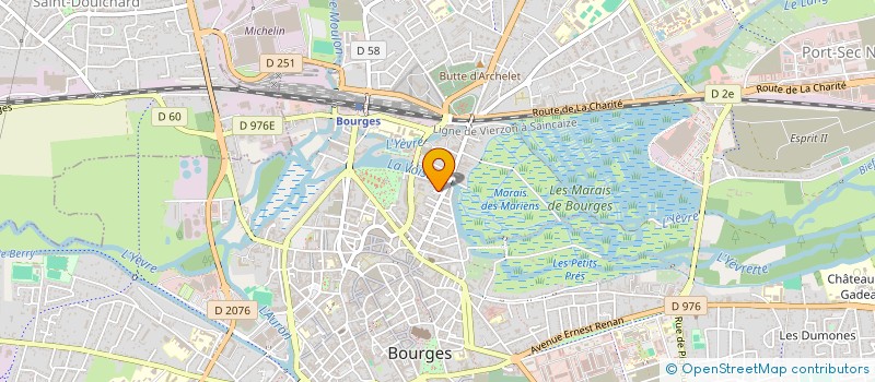 localisation de l'entreprise MONSIEUR MARTIN ROCI  BOURGES