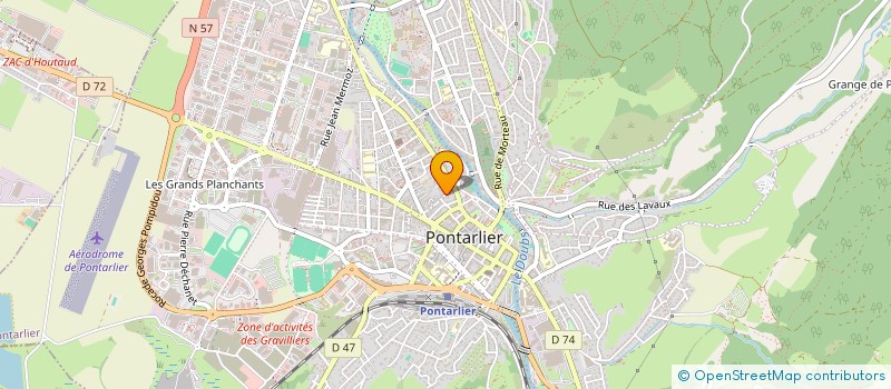 localisation de l'entreprise MONSIEUR MARTIN RODRIGUES DA SILVA  PONTARLIER