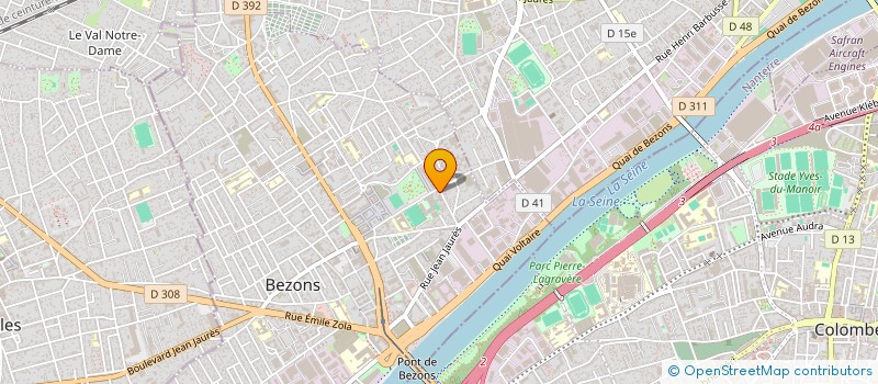 localisation de l'entreprise MONSIEUR MARTIN ROLANDO ALVES à BEZONS