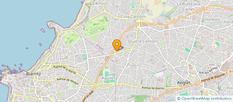 localisation de l'entreprise MONSIEUR MARTIN ROMANO  ANGLET