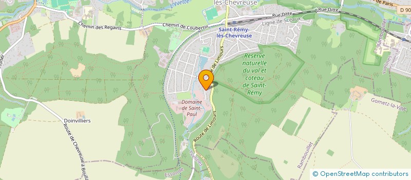 localisation de l'entreprise MONSIEUR MARTIN ROMEUF  SAINT-REMY-LES-CHEVREUSE
