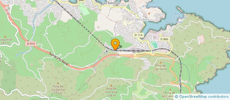 localisation de l'entreprise MONSIEUR MARTIN ROUILLER  PORT-VENDRES